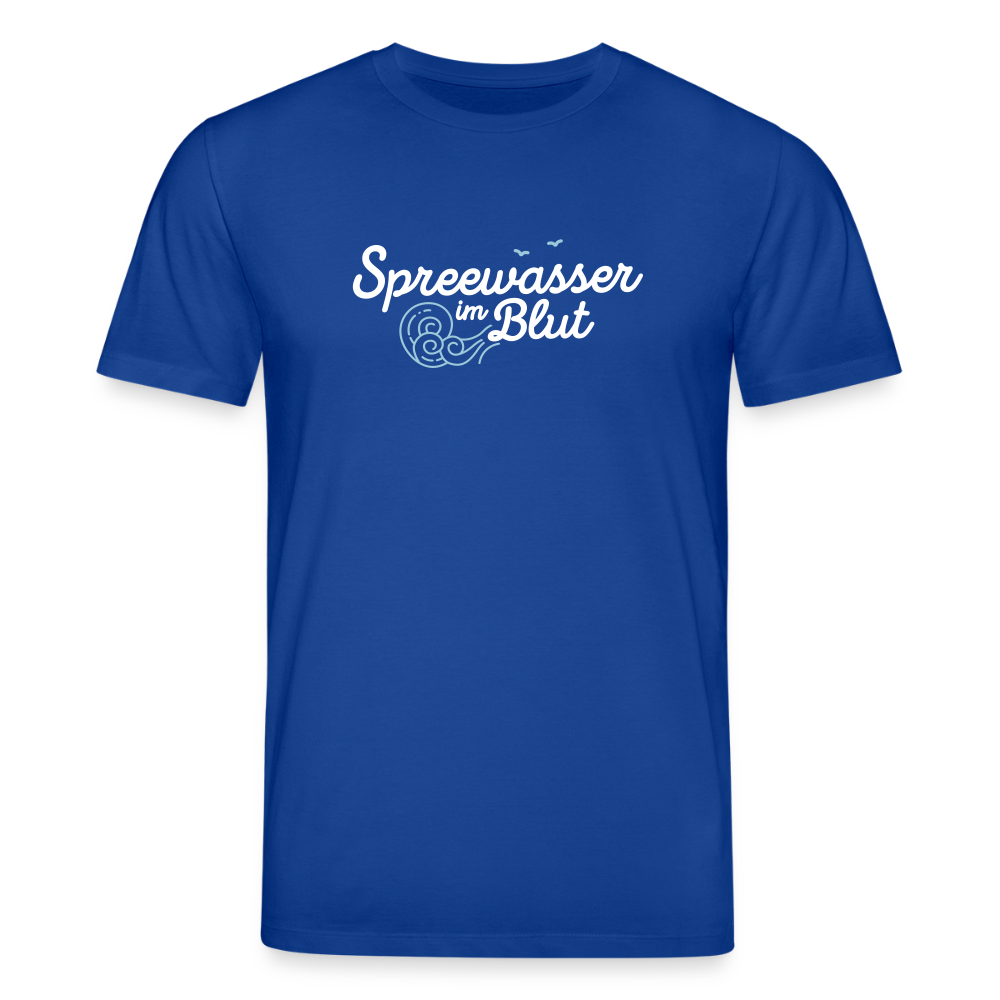 Spreewasser im Blut - Unisex Bio T-Shirt - Dunkelblau