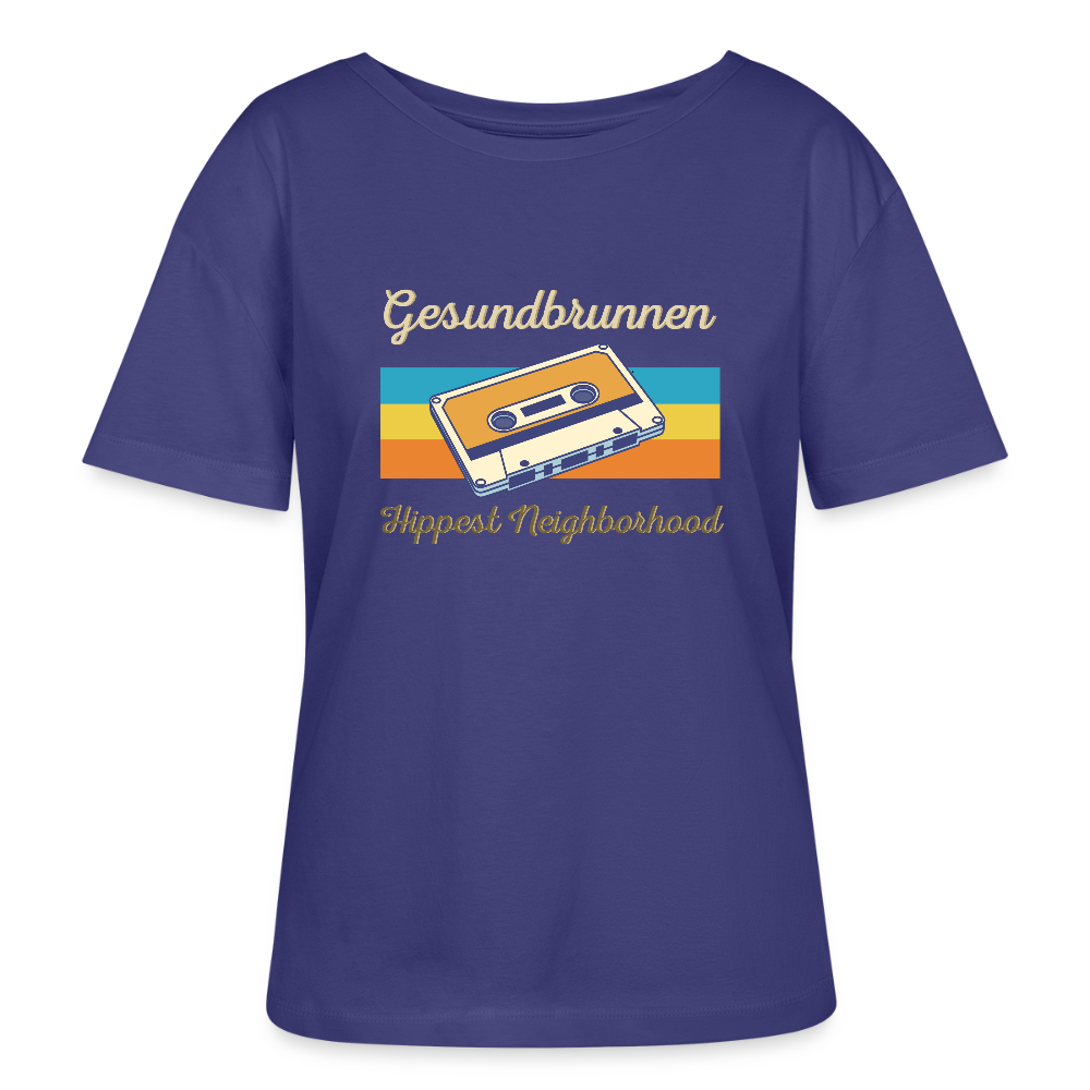 Gesundbrunnen Hippest Neighborhood - Relaxed Rundhals Frauen Bio-T-Shirt - Dämmerung