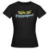 Tach, ihr Flitzpiepen! - Frauen Premium T-Shirt - Schwarz