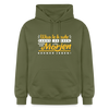Wasde heute kannst erleben, kann dir morjen keener jeben! - Hoodie - Militärgrün