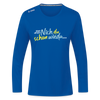 Echt jetzt? Nich du schon wieda... - Frauen Sport Langarmshirt - Royalblau