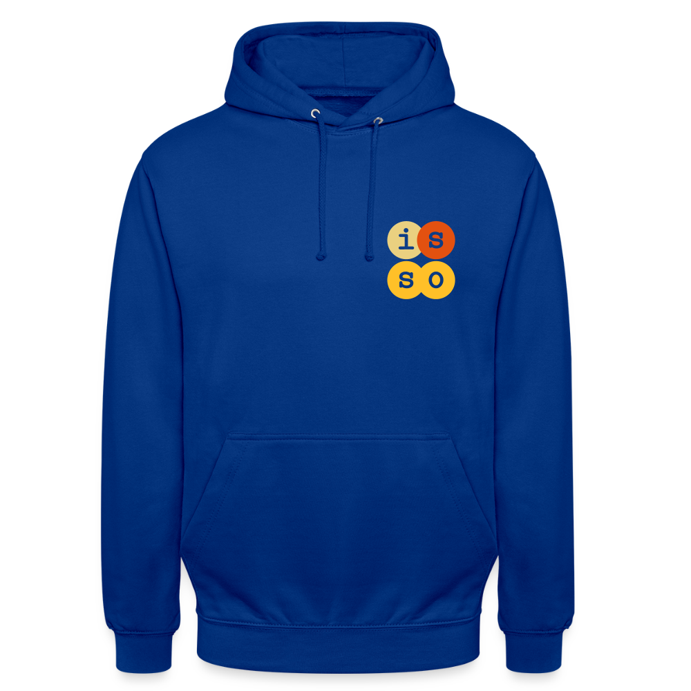 IsSo - Unisex Hoodie - Royalblau