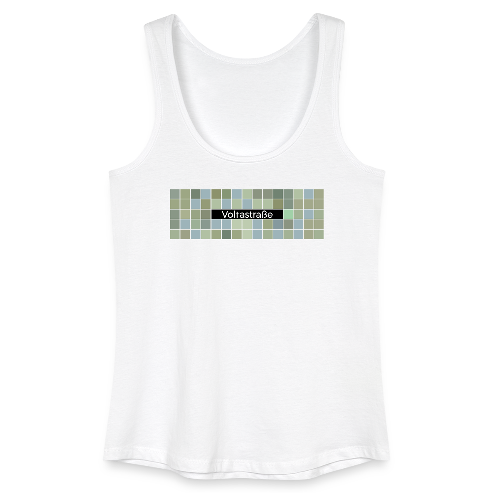 Voltastrasse - Frauen Bio Tank Top - Weiß