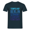 Tempelhof Planet Earth - Männer Premium T-Shirt - Navy