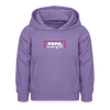Papa, ick steh' uff dir - Kinder Hoodie - Lavendel