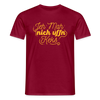 Jeh mah nich uffn Keks gelb - Männer Premium T-Shirt - Ziegelrot