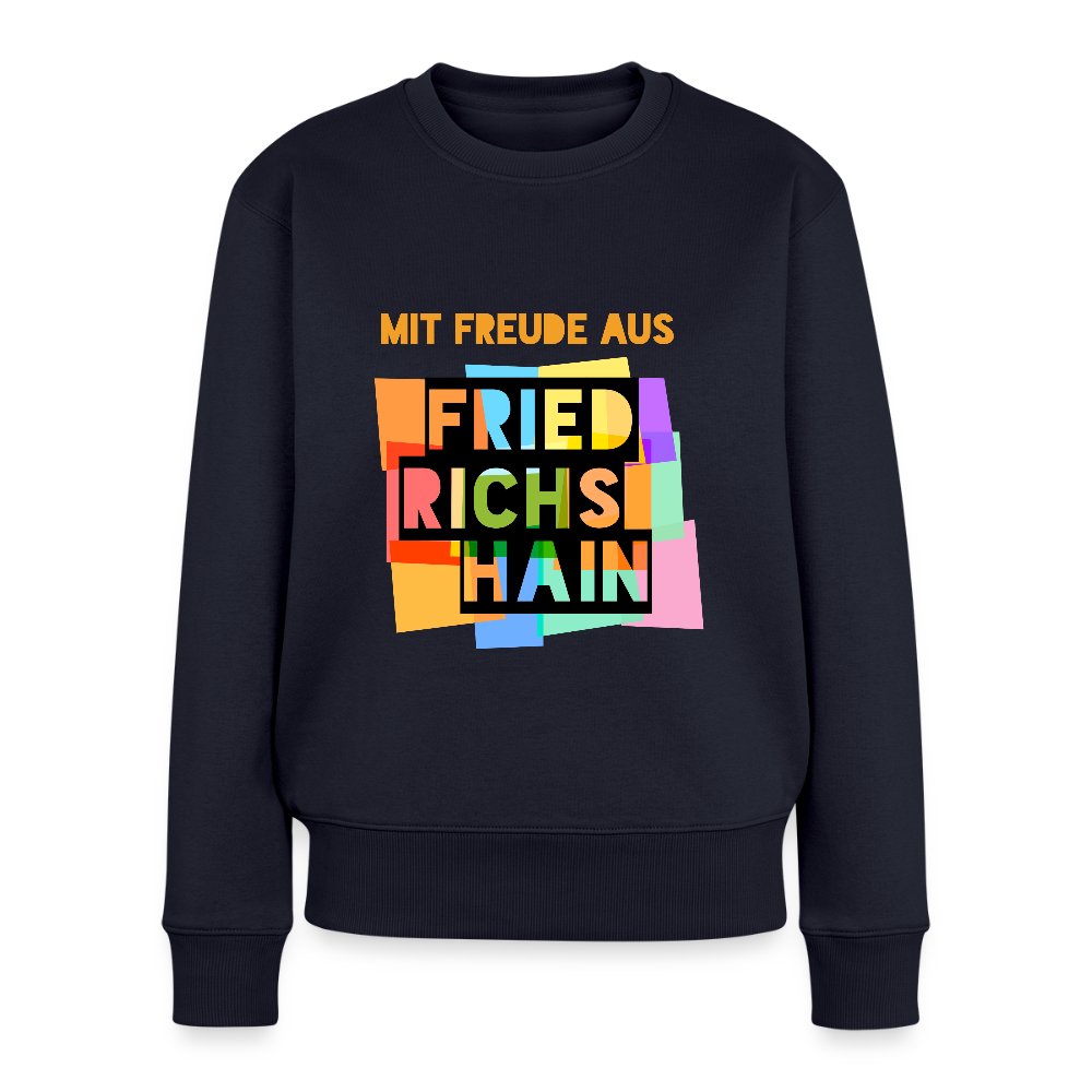 Freude aus Friedrichshain - Frauen Premium Pullover - Navy