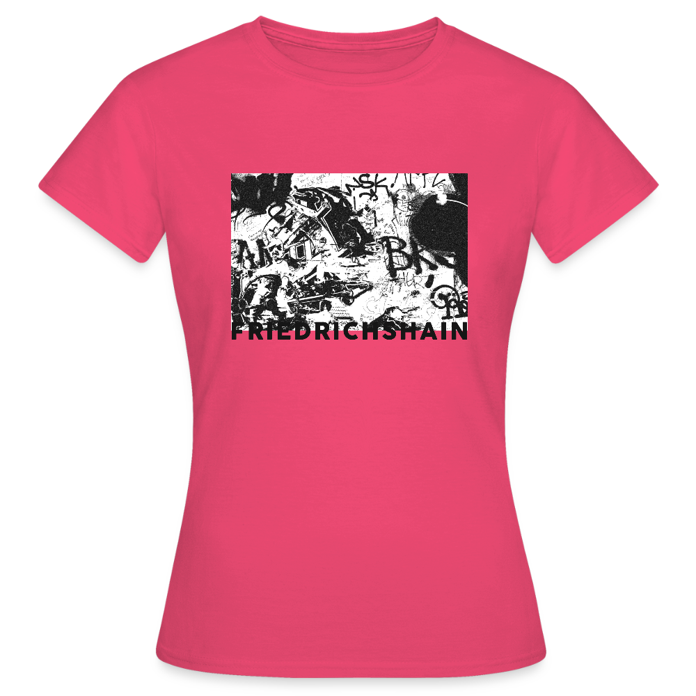 Friedrichshain Graffiti - Frauen Premium T-Shirt - Azalea