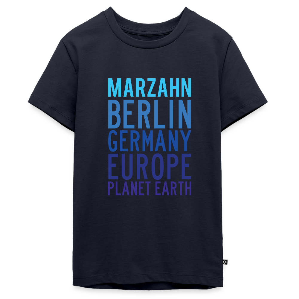 Marzahn Planet Earth - Teenager Premium T-Shirt - Navy