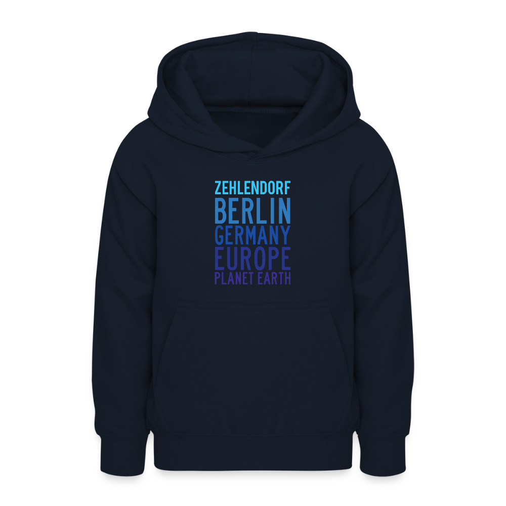 Zehlendorf Planet Earth - Teenager Hoodie - Navy