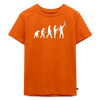Evolution - Kinder Premium T-Shirt - Orange