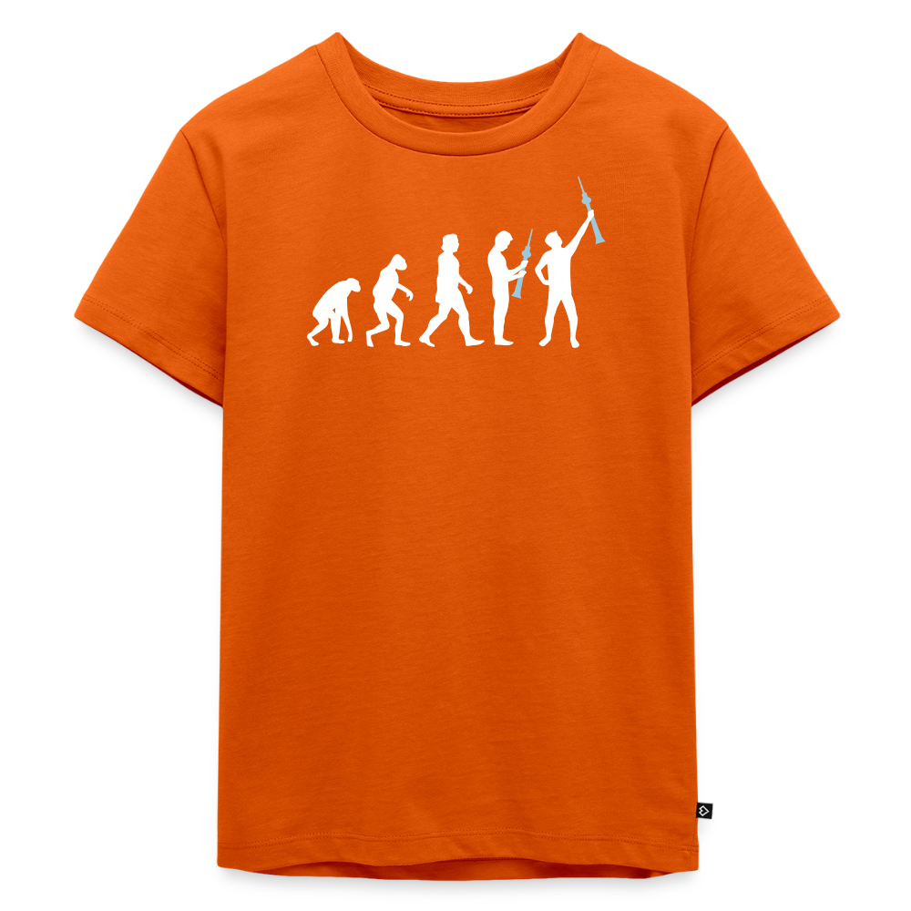 Evolution - Kinder Premium T-Shirt - Orange