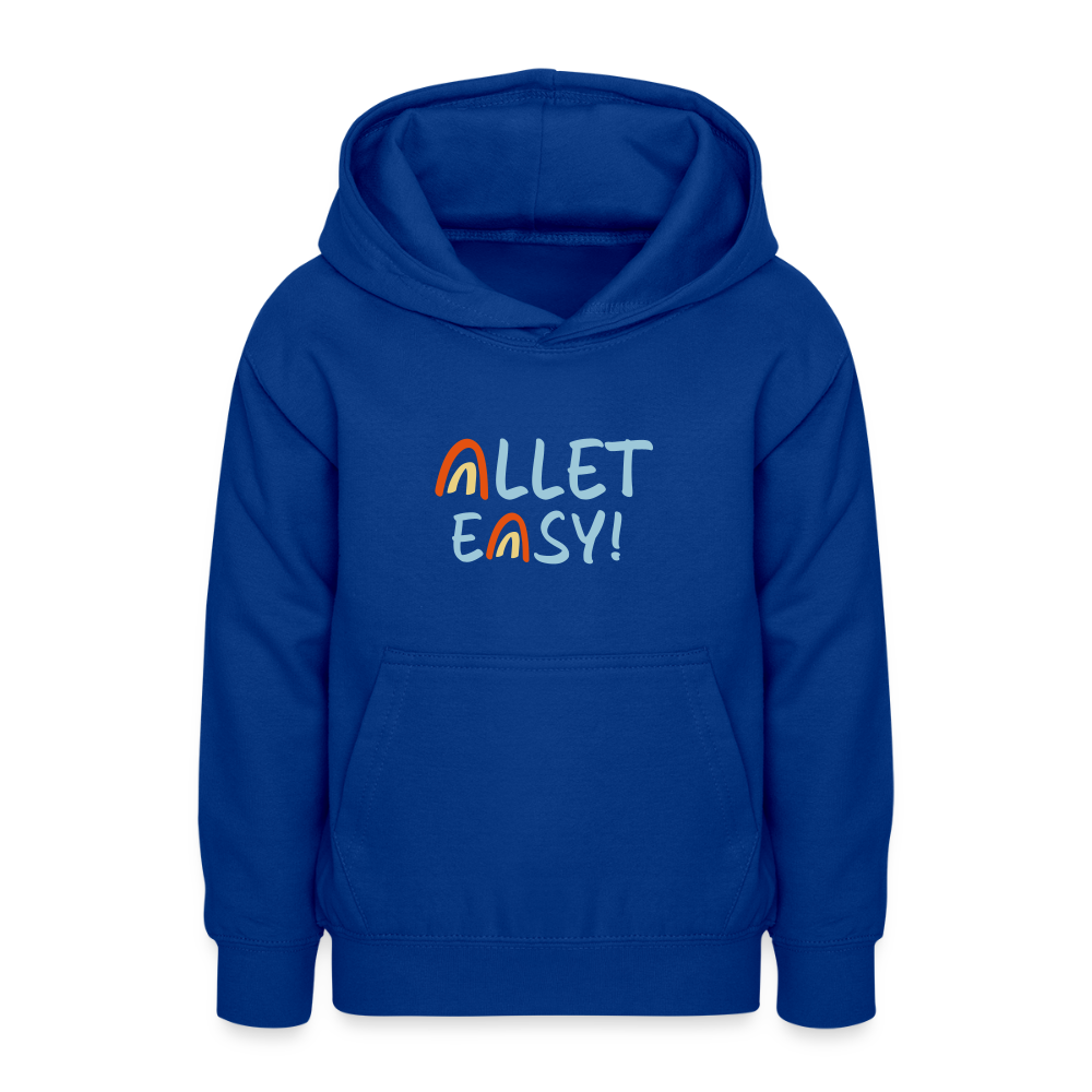 Allet Easy! - Teenager Hoodie - Royalblau
