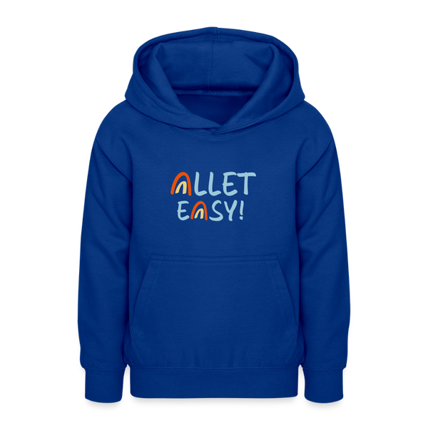 Allet Easy! - Teenager Hoodie - Royalblau