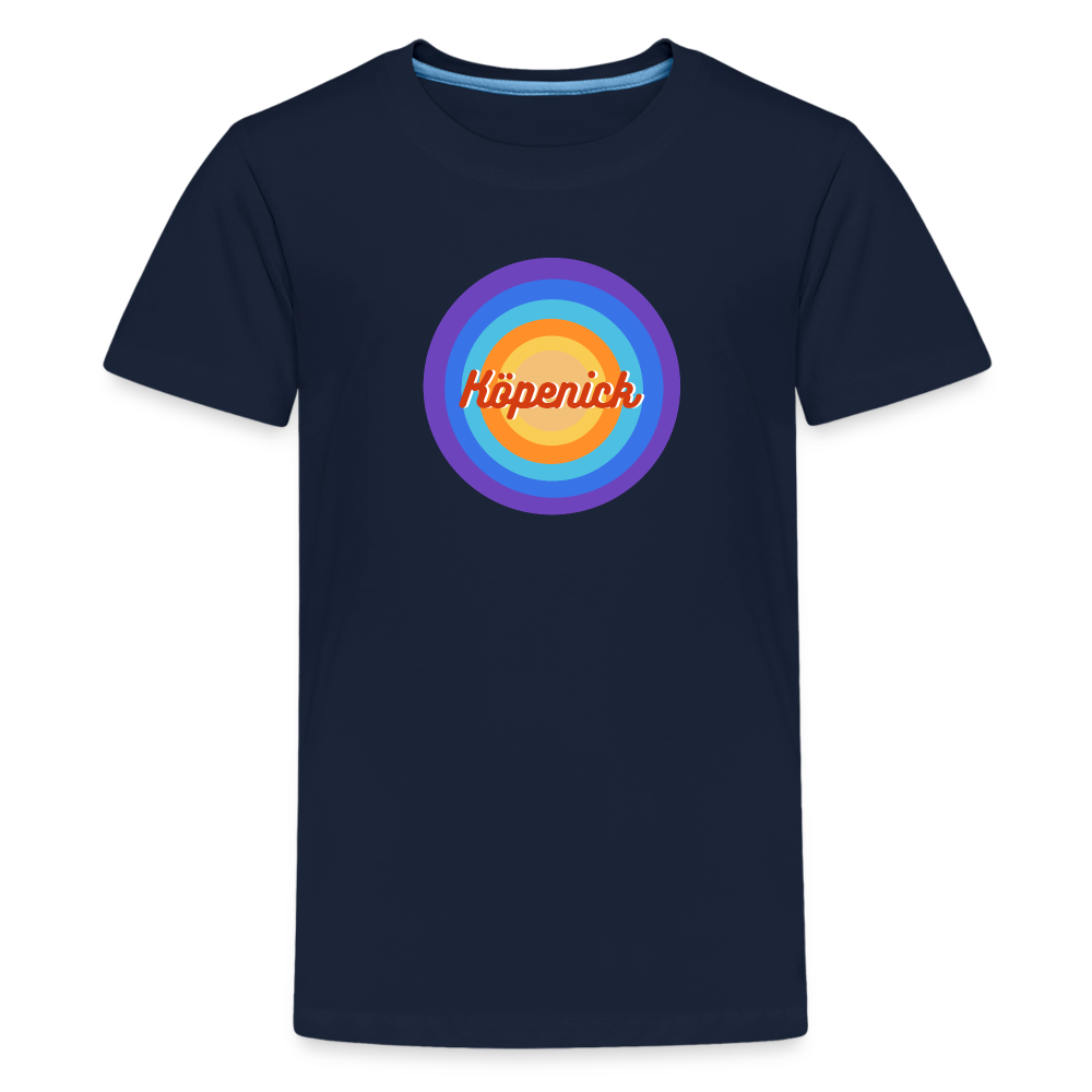 Köpenick Retro - Teenager Premium T-Shirt - Navy