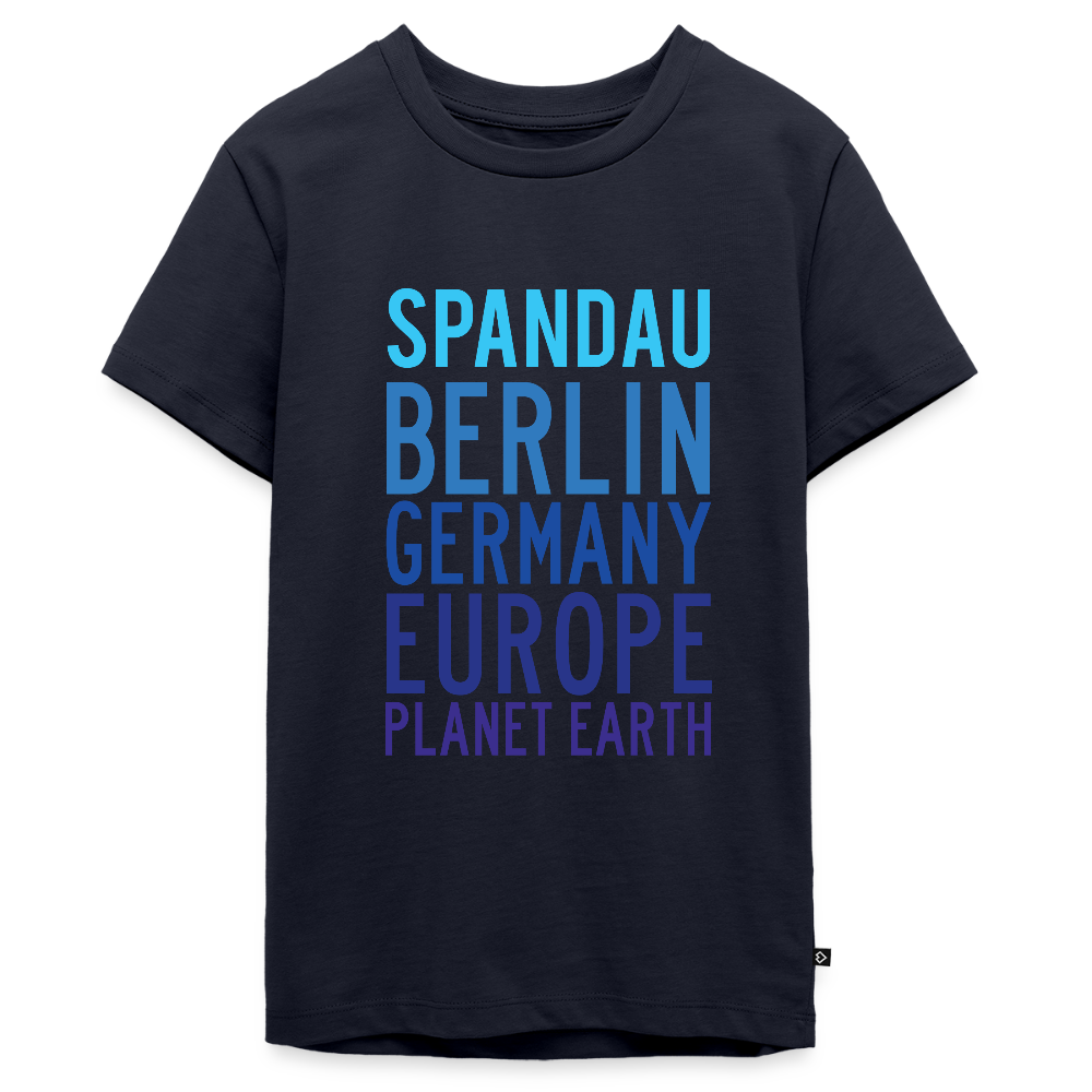 Spandau Planet Earth - Teenager Premium T-Shirt - Navy