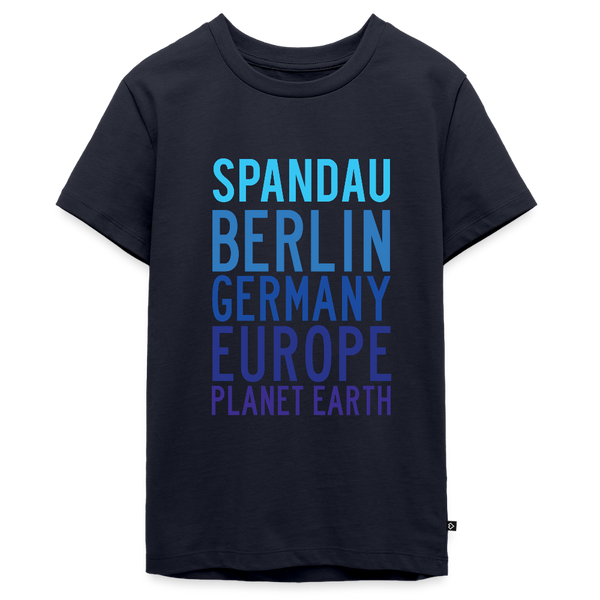 Spandau Planet Earth - Teenager Premium T-Shirt - Navy