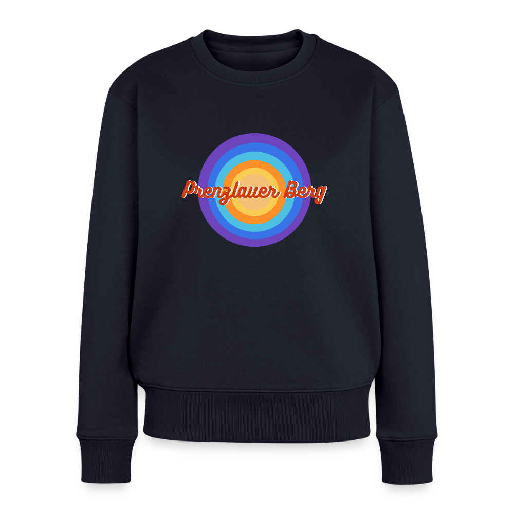 Prenzlauer Berg Retro - Frauen Premium Pullover - Navy