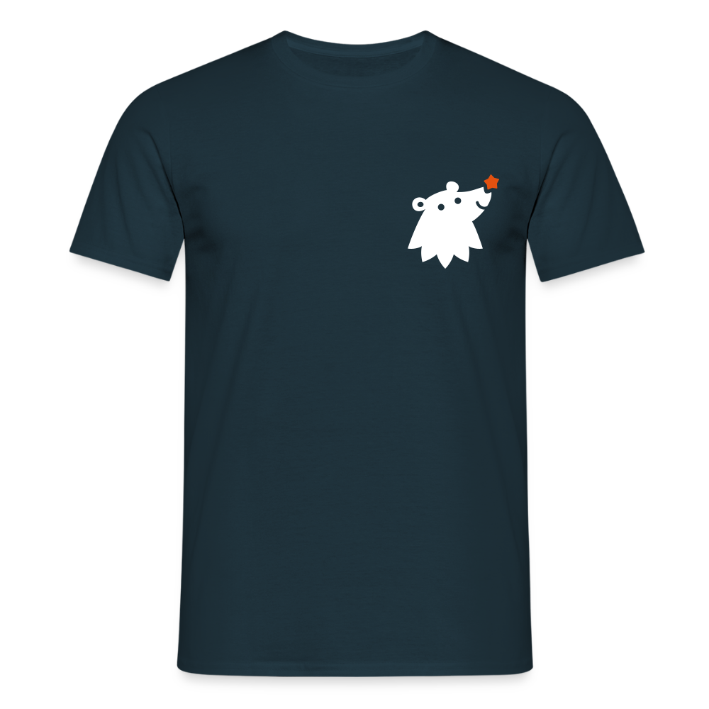 Schnauze Bär - Männer Premium T-Shirt - Navy