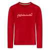 Westschnitte - Kinder Langarmshirt - Rot