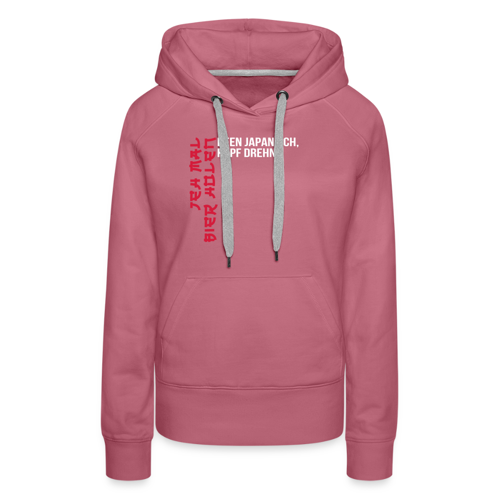Jeh mal Bier holen! - Frauen Premium Hoodie - Malve