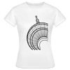 Der Turm von unten - schwarz - Frauen Premium T-Shirt - Weiß