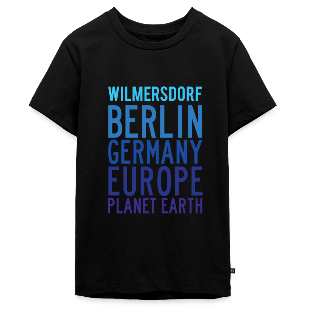 Wilmersdorf Planet Earth - Teenager Premium T-Shirt - Schwarz