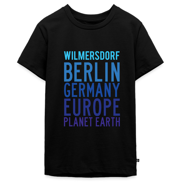 Wilmersdorf Planet Earth - Teenager Premium T-Shirt - Schwarz