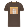 Residenzstrasse - Männer Premium T-Shirt - Edelbraun