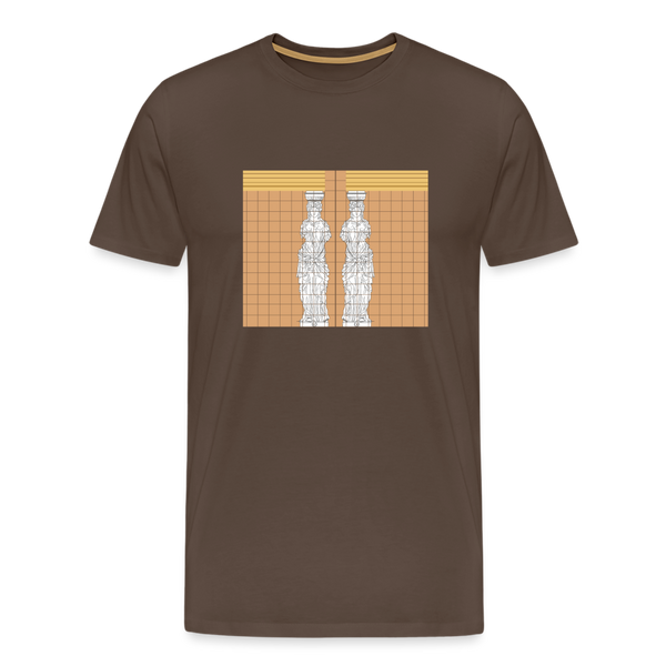 Residenzstrasse - Männer Premium T-Shirt - Edelbraun