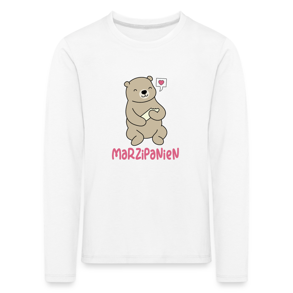 Marzipanien - Kinder Langarmshirt - Weiß