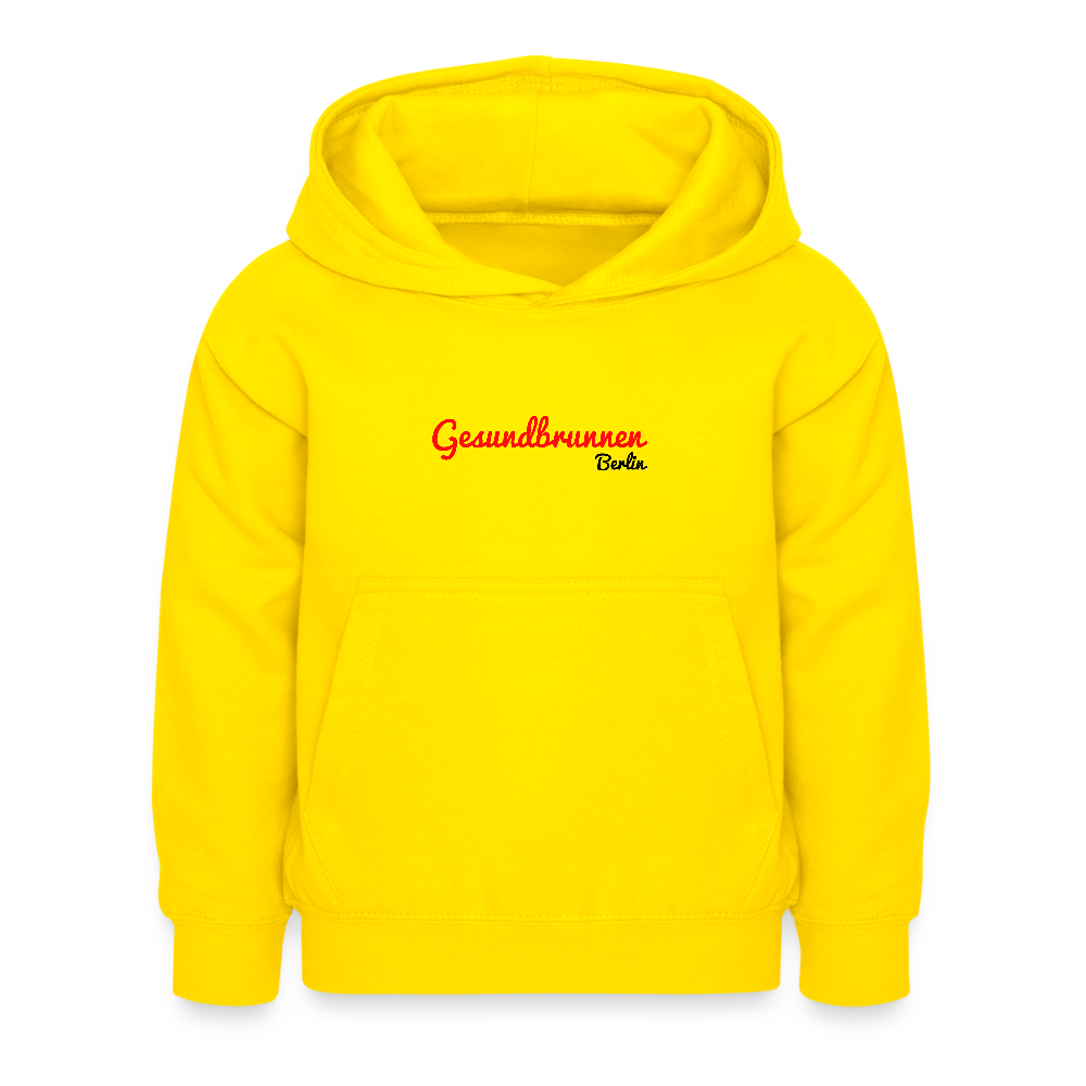 Gesundbrunnen Berlin - Kinder Hoodie - Gelb