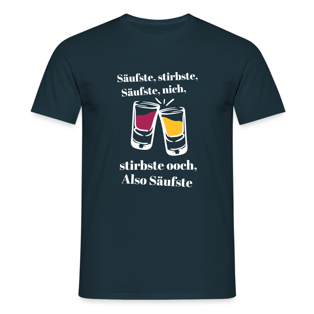 Säufste - Männer Premium T-Shirt - Navy