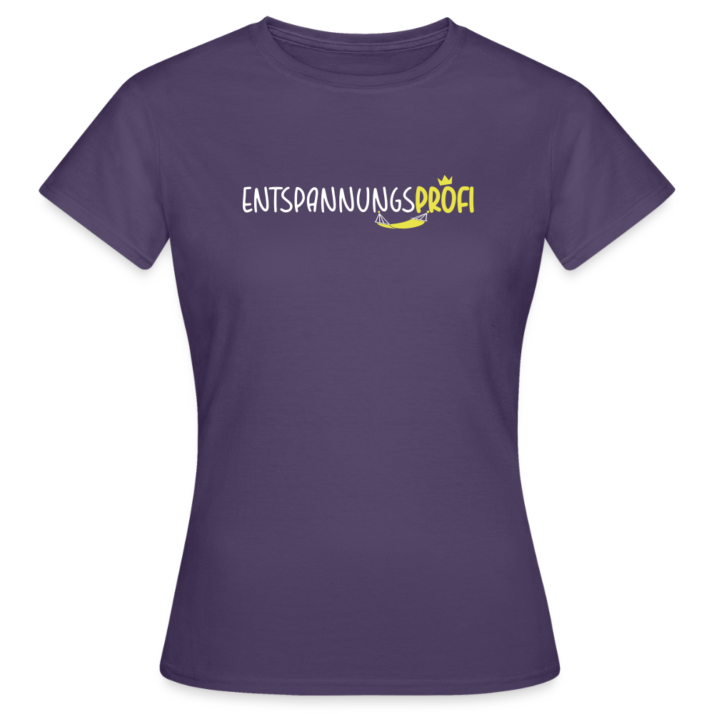Entspannungsprofi - Frauen Premium T-Shirt - Dunkellila