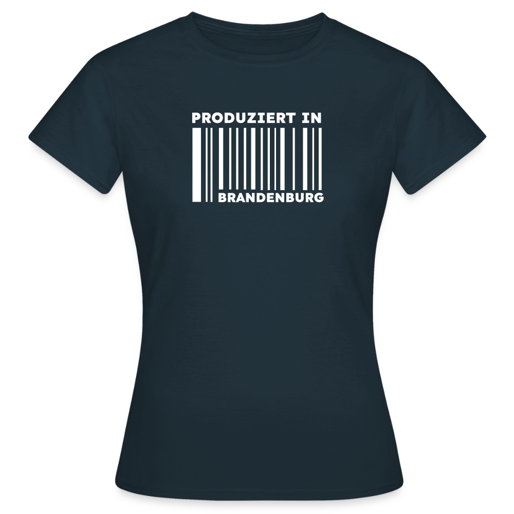 PRODUZIERT IN BRANDENBURG - Frauen Premium T-Shirt - Navy