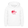 Tempelhof Flugzeug rot - Kinder Hoodie - Weiß