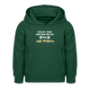 Janz Jefährlich - Kinder Hoodie - Flaschengrün