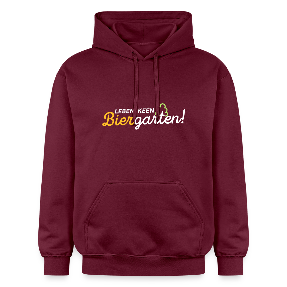 Leben, keen Biergarten! - Hoodie - Maroon