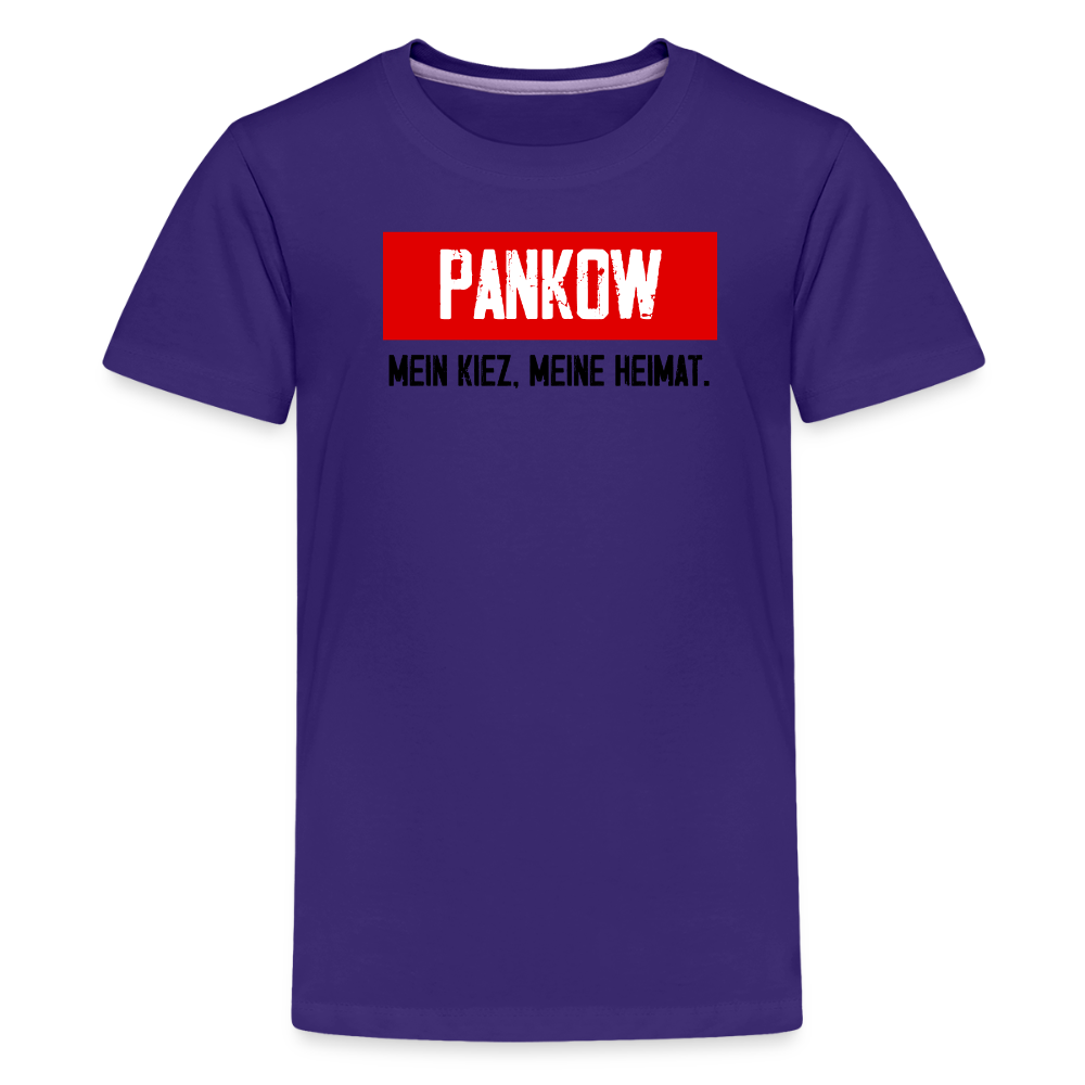 Mein Kiez meine Heimat - Teenager Premium T-Shirt - Lila