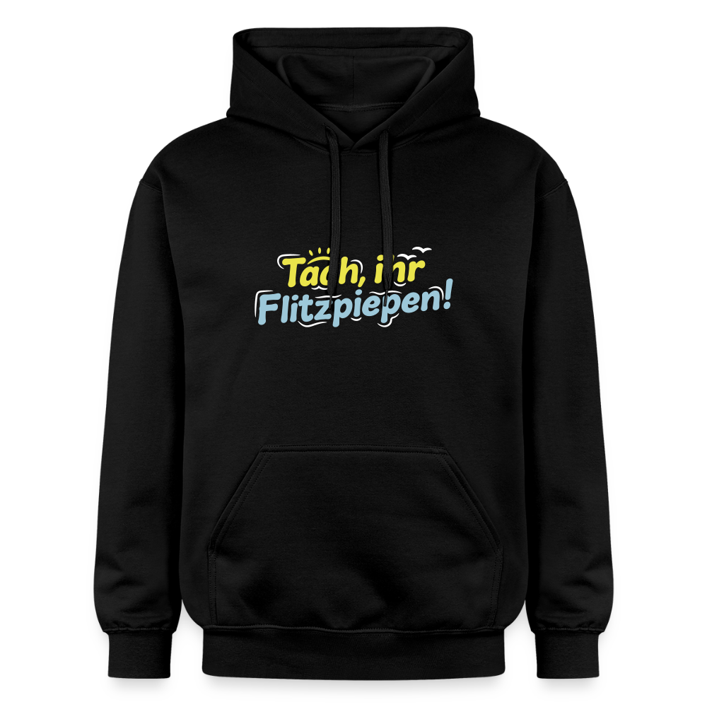 Tach, ihr Flitzpiepen! - Hoodie - Schwarz