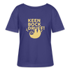 Keen Bock druff! - Relaxed Rundhals Frauen Bio-T-Shirt - Dämmerung