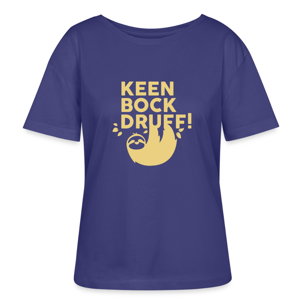 Keen Bock druff! - Relaxed Rundhals Frauen Bio-T-Shirt - Dämmerung