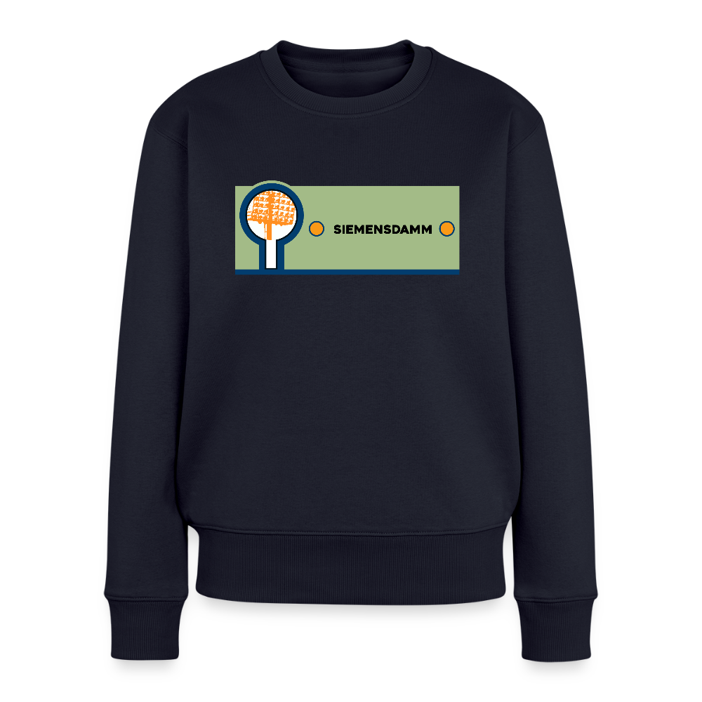 Siemensdamm - Frauen Premium Pullover - Navy