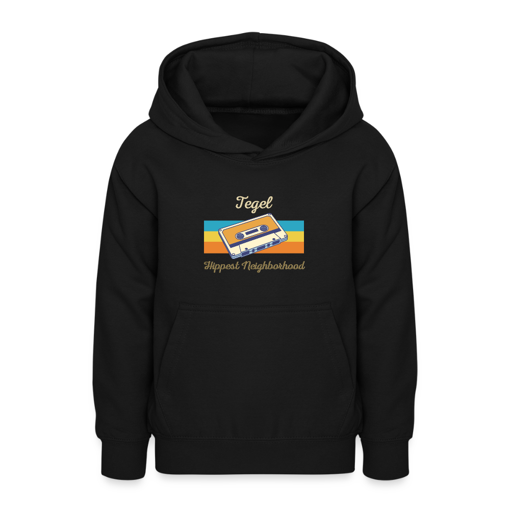 Tegel Hippest Neighborhood - Teenager Hoodie - Schwarz