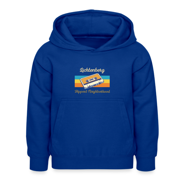 Lichtenberg Hippest Neighborhood - Kinder Hoodie - Royalblau