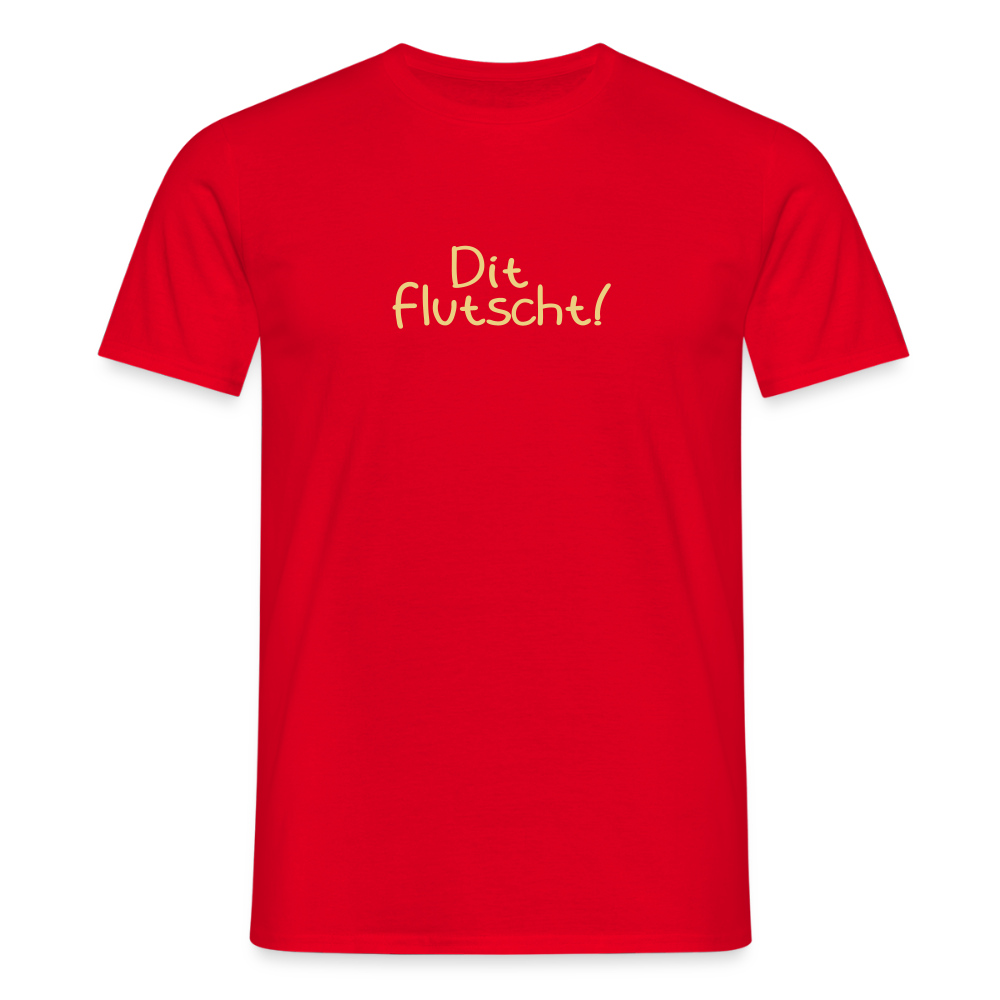 Dit flutscht! - Männer Premium T-Shirt - Rot
