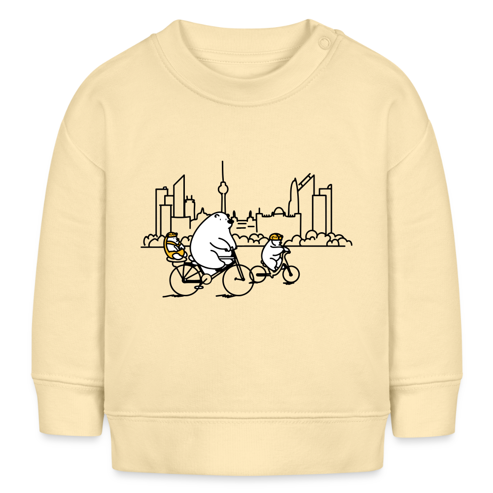 Fahrradtour Berlin - Baby Bio Pullover - Creme