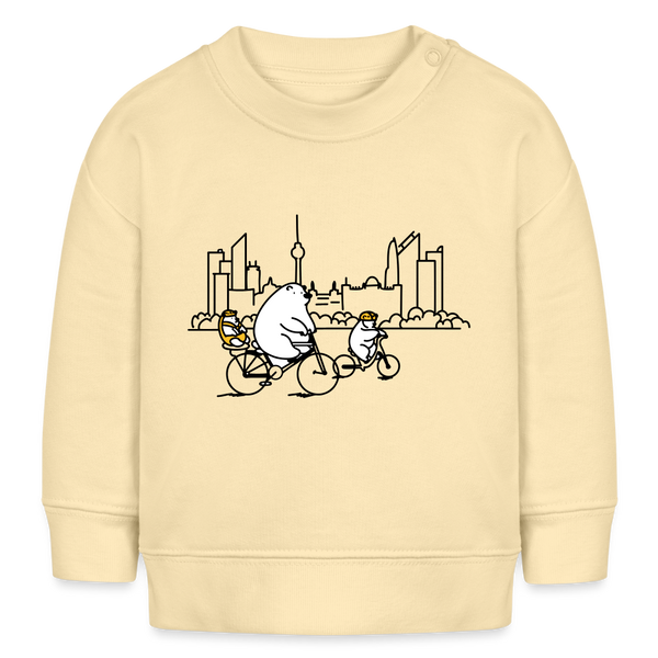 Fahrradtour Berlin - Baby Bio Pullover - Creme