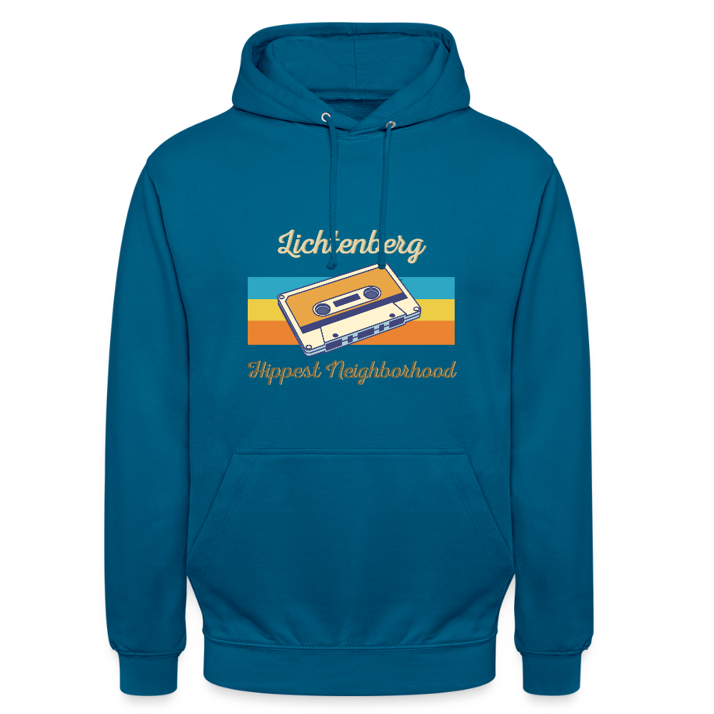Lichtenberg Hippest Neighborhood - Unisex Hoodie - Tiefseeblau