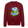 Tierpark - Unisex Bio Sweatshirt - Burgunderrot
